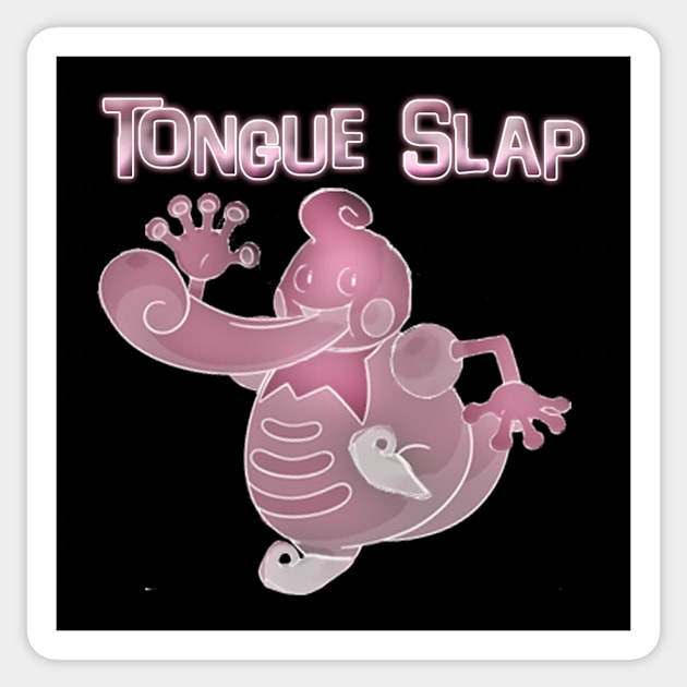 Tongue Slap Attack Lickimime Sticker by BlaineC2040